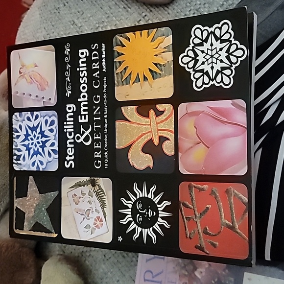 Stenciling & Embossing Greeting Cards Book by Judith Barker - Picture 1 of 4